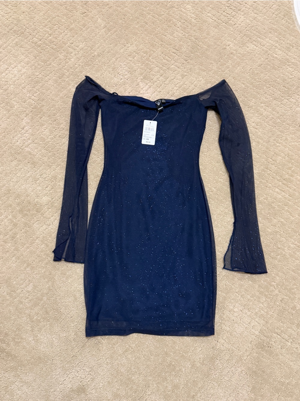 Windsor Navy Dress